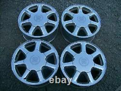 Cadillac Eldorado Seville Deville Oem 7 Spoke Chrome 16 X 7 Rims Wheels Set