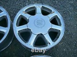 Cadillac Eldorado Seville Deville Oem 7 Spoke Chrome 16 X 7 Rims Wheels Set