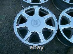 Cadillac Eldorado Seville Deville Oem 7 Spoke Chrome 16 X 7 Rims Wheels Set