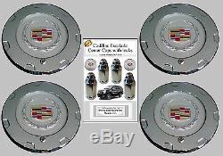 Cadillac Escalade OEM Center Caps with locks 7spoke wheels (Centercaplocks. Com)