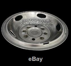 Chevy 3500 17 8 Lug Dually Wheel Simulators Dual Rim Deep Dish Covers Hub Caps