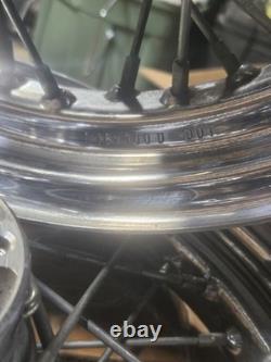Chime Spoked 16X3 Front And Rear Wheels For 1998 Harley Touring Models