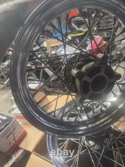 Chime Spoked 16X3 Front And Rear Wheels For 1998 Harley Touring Models