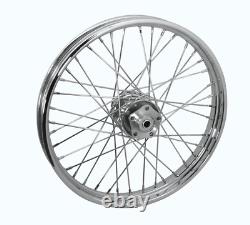 Chrome Plated 40 Spoke FRONT/REAR Wheel 16 x 3.00 Harley 1973-1984 Big Twin