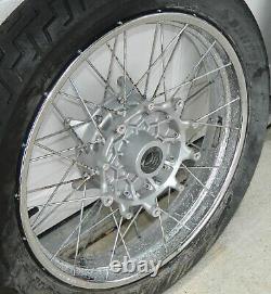 Chrome Spoked Wheels Wheel Set Front & Rear Rims 2001 BMW R1200C