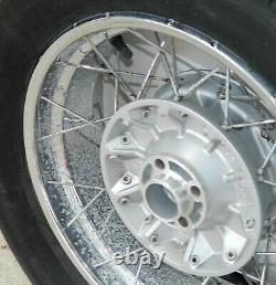 Chrome Spoked Wheels Wheel Set Front & Rear Rims 2001 BMW R1200C