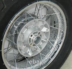 Chrome Spoked Wheels Wheel Set Front & Rear Rims 2001 BMW R1200C