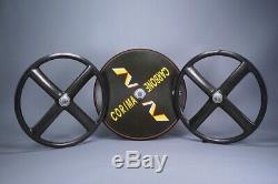 Corima Carbone Disc+ Front & Rear Quad 4 Spoke 700c Tubular (3) Wheelset W@w