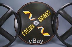 Corima Carbone Disc+ Front & Rear Quad 4 Spoke 700c Tubular (3) Wheelset W@w
