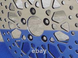 DNA MESH 60 80 SPOKE FRONT & REAR BRAKE ROTOR PAIR WithFREE BOLTS 2000 UP DYNA XL