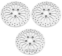 DNA Polished Super Spoke Dual Front & Rear 11.5 Disc Rotors Harley Touring 00-07 DNA Polished Super Spoke Dual Front & Rear 11.5 Disc Rotors Harley Touring 00-07