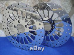 DNA SPOKE FRONT & REAR BRAKE ROTORS WithFREE ROTOR BOLTS FOR HARLEY DYNA SPORTSTER