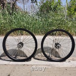 DONSP1986 20'' Bicycle Spoke WheelSet Front & Rear Wheel 10G/12G, 36 Spokes Rim