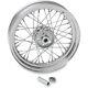 Drag Chrome Front/rear 16 X 3 40-spoke Laced Wheel Assembly 0203-0420