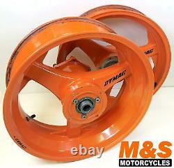 Dymag 17 Inch 3 Spoke Wheelset Honda VTR1000 SP2 Carrier 3.5 Front 6.0 Rear