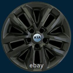 FITS'16-18 Kia Sorento L & LX Black Wheel Skins fits 17 10 Spoke Rims 7466-GB