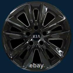 FITS 2019-2020 Kia Sorento 17 10 Spoke Rims Gloss Black Wheel Skins # 7019-GB