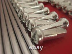 FIT SUZUKI GT550 1977 FRONT +REAR SPOKE SET STAINLESS STEEL 72Pcs