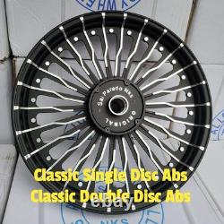 FRONT & REAR 26 SPOKES ALLOY WHEEL RIM PAIR For Royal Enfield Classic 350 500