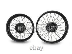 FRONT & REAR BLACK TUBELESS SPOKED WHEEL RIM Genuine Royal Enfield Himalayan 450