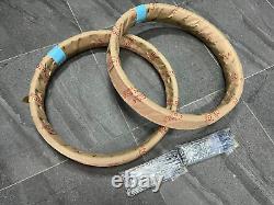 FRONT & REAR WHEEL RIM 2PCS & SPOKE 72PCS Honda C100 CA100 C102 C105 CA105T