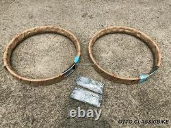 FRONT & REAR WHEEL RIM 2PCS & SPOKE 72PCS Honda C110 CA110 C115 C114 S65