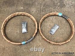 FRONT & REAR WHEEL RIM 2PCS & SPOKE 72PCS Honda Dream 250 305 C77 CA77 C72 CA72