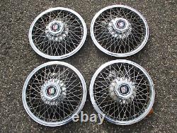 Factory 1983 to 1995 Buick Century 14 inch wire spoke hubcaps wheel covers
