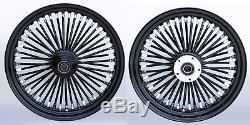 Fat Spoke 18 Front 16 Rear Wheel 08-19 Abs Harley Softail Heritage Deluxe Slim