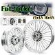Fat Spoke 21 Front / Rear 16 Wheels For Harley Softail Flst Heritage Deluxe