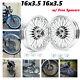 Fat Spoke Front Rear Wheels Rims 16x3.5 For Harley Softail Slim Flsl 2012-2021