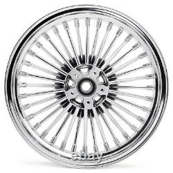 Fat Spoke Front Rear Wheels Rims 16x3.5 for Harley Softail Slim FLSL 2012-2021