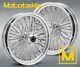 Fat Spoke Wheel 18x3.5 Front Rear For Harley Softail Fatboy Slim Deluxe Heritage
