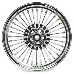 Fat Spoke Wheel Rims Set 21x2.15 16x3.5 for Harley Dyna Low Rider Super Glide