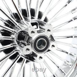 Fat Spoke Wheels 21x3.5 16x3.5 for Harley Touring Road King Glide 2000-2007 2008