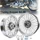 Fat Spoke Wheels 21x3.5 18x3.5 For Harley Touring Road Street Glide Flhtc 84-08