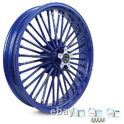 Fat Spoke Wheels 21x3.5 18x5.5 for Harley Bagger Road King Electra Glide 00-07