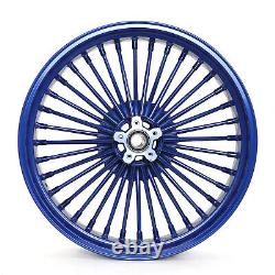 Fat Spoke Wheels 21x3.5 18x5.5 for Harley Bagger Road King Electra Glide 00-07