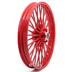 Fat Spoke Wheels Rims 21x2.15 18x3.5 for Harley Dyna Wide Glide 00-06 Touring