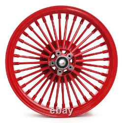 Fat Spoke Wheels Rims 21x2.15 18x3.5 for Harley Dyna Wide Glide 00-06 Touring