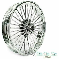 Fat Spoke Wheels Rims 21x3.5 18x5.5 for Harley Heritage Fatboy FLSTC FLSTF 08-17