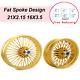 Fat Spoke Wheels Rims Set 21x2.15 16x3.5 For Harley Heritage Softail Deluxe Fxst