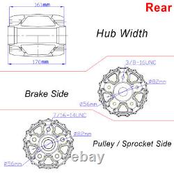 Fat Spoke Wheels Set 21x3.5 16x3.5 for Harley Touring Bagger Electra Glide 84-08