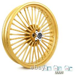 Fat Spoke Wheels Set 21x3.5 16x3.5 for Harley Touring Bagger Electra Glide 84-08