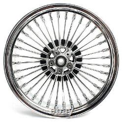 Fat Spoke Wheels Set 21x3.5 18x5.5 for Harley Touring Electra Glide Ultra Bagger