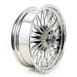 Fat Spoke Wheels Set 21x3.5 18x5.5 for Harley Touring Electra Glide Ultra Bagger