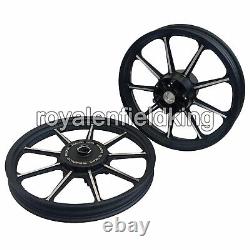 Fit For Royal Enfield Classic 500 Parado 9 Spoke D5 Front & Rear Alloy Wheel Rim