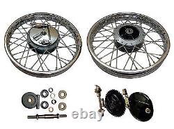 Fit For Royal Enfield Complete Front & Rear Wheel 19 40 spoke