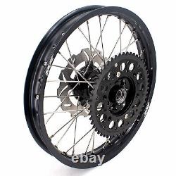 Fit HONDA CR125R 1998-2001 CR250R 1997-2001 Aluminum 21 19 Wheels Rims Black