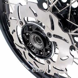 Fit HONDA CR125R 1998-2001 CR250R 1997-2001 Aluminum 21 19 Wheels Rims Black